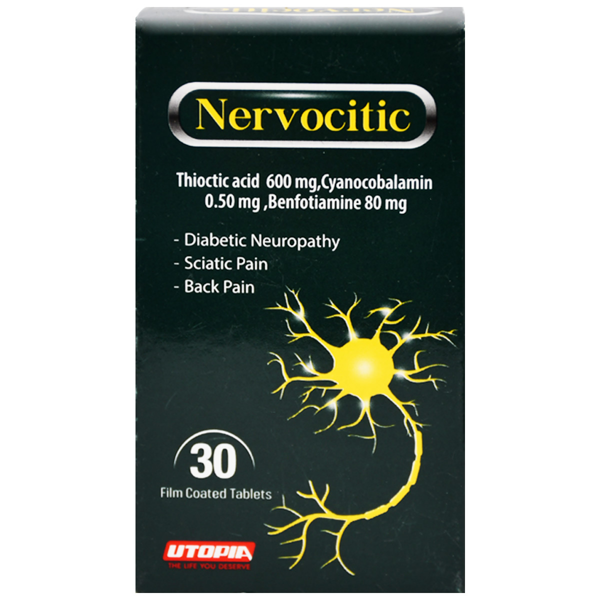Nervocitic 30 Film Coated Tablets