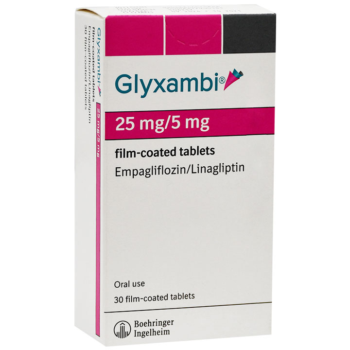 Glyxambi 25mg/5mg 30 Film Coated Tablets