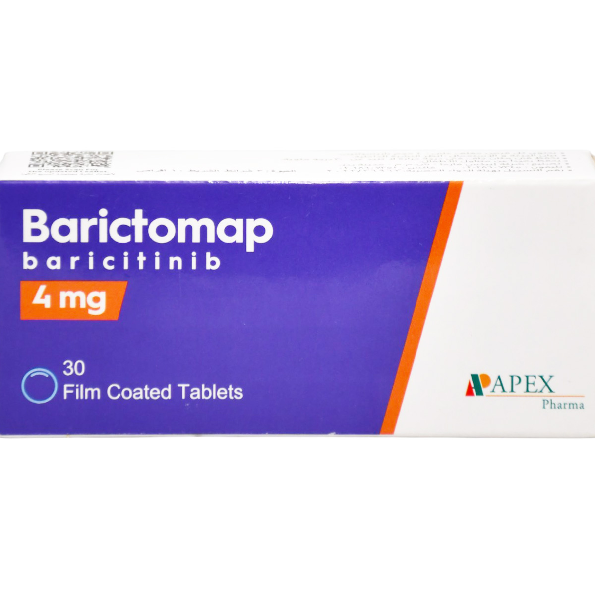 Barictomap 4mg 30 Film Coated Tablets