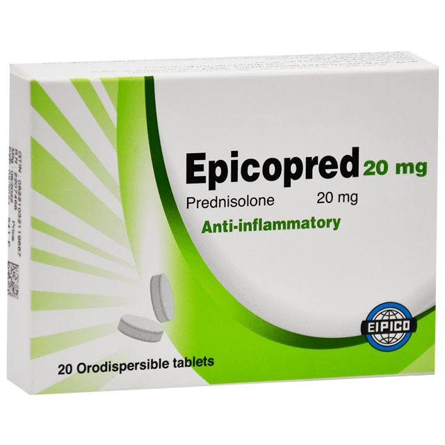Epicopred 20mg 20 Orodispersible Tablets