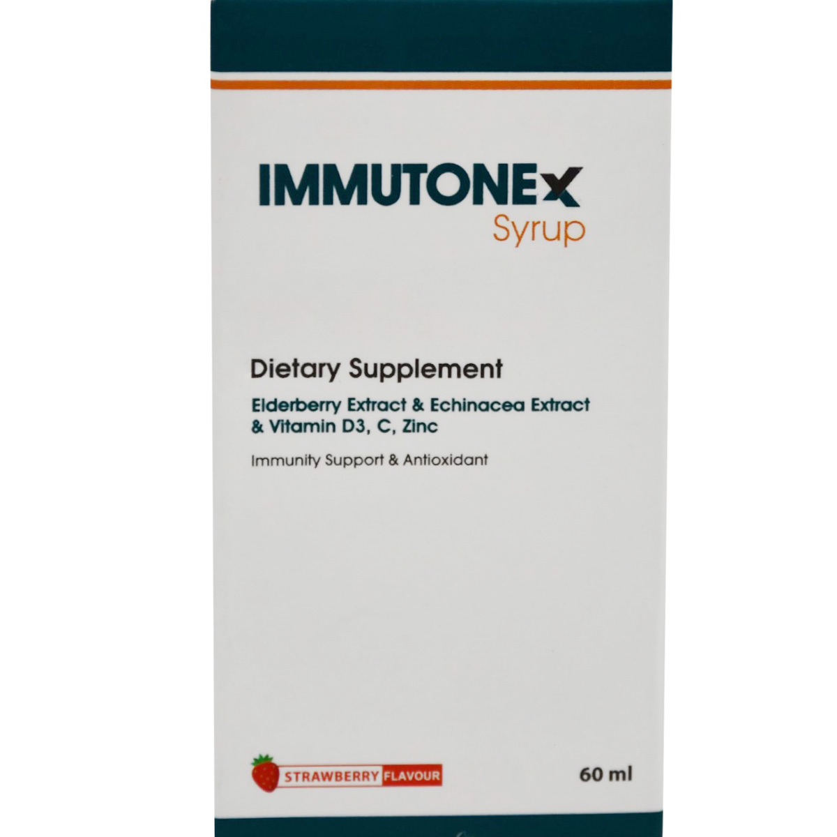 Immutonex Strawberry Flavor Syrup 60ml