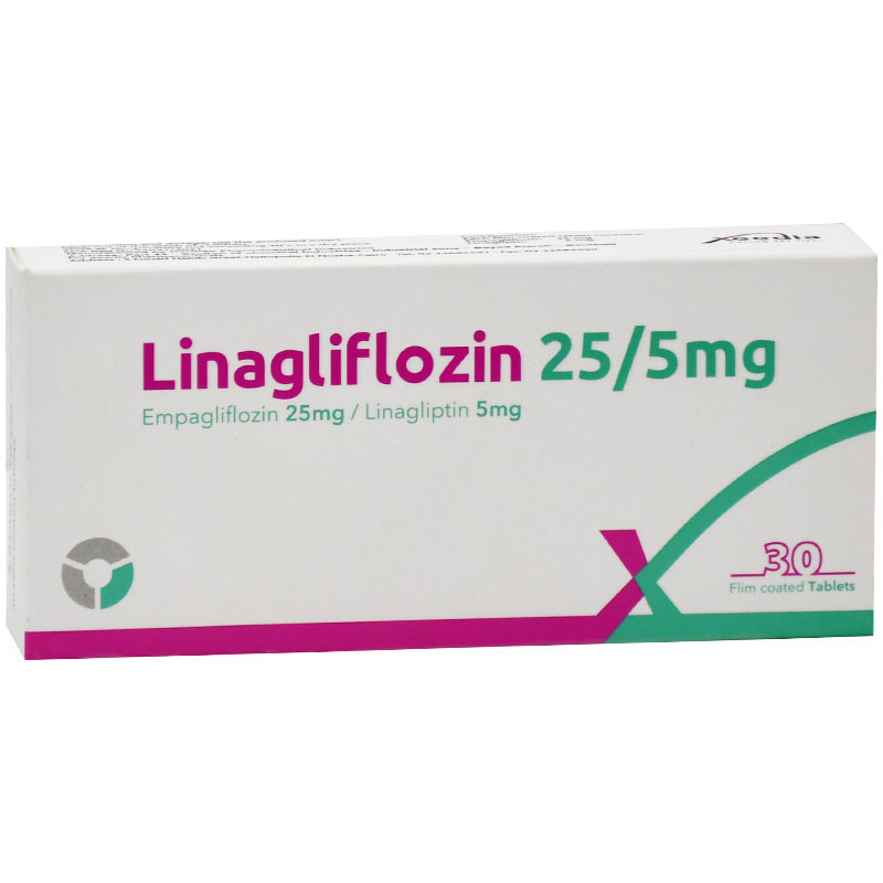 Linagliflozin 25mg/5mg 30 Film Coated Tablets
