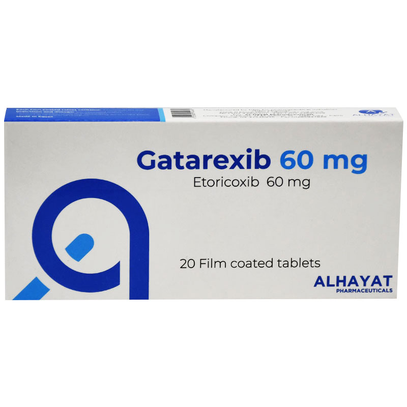 Gatarexib 60mg 20 Film Coated Tablets