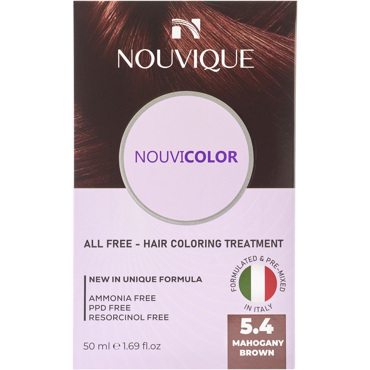Nouvique Nouvicolor Hair Mahogany Brown 50 ml/5.4