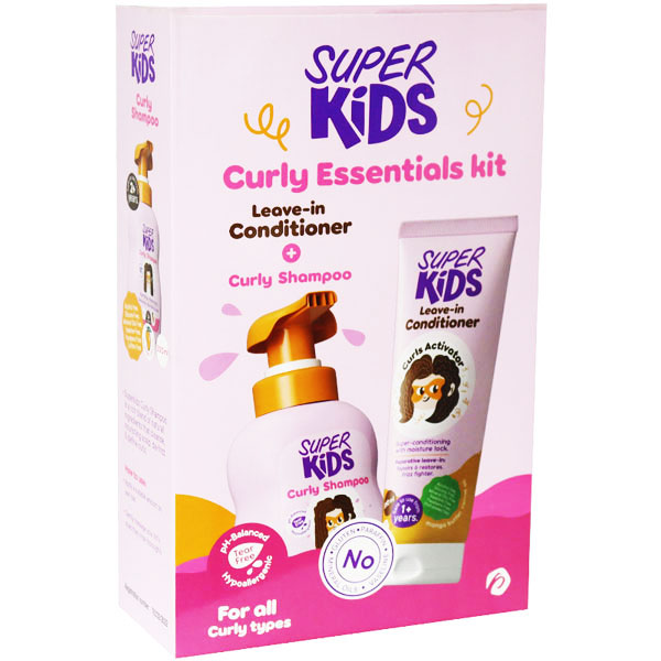 Super Kids Curly ( Shampoo 300ml + Conditioner 250ml ) (Offer Pack)