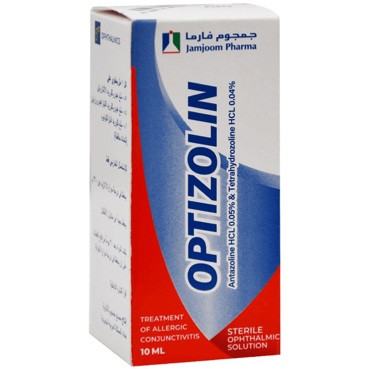 Optizolin (0.5mg+0.4mg) Eye Drop 10ml
