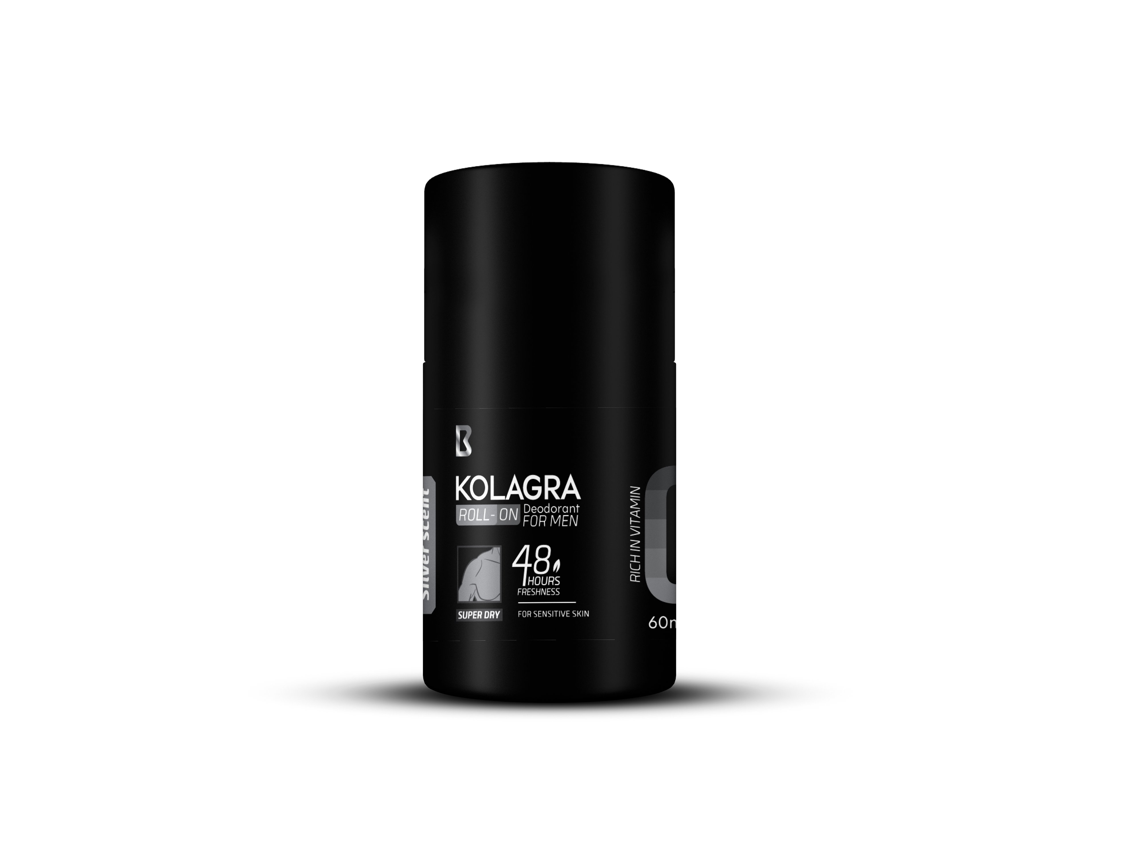 Kolagra Silver Scent Deodorant Roll On For Men 60ml