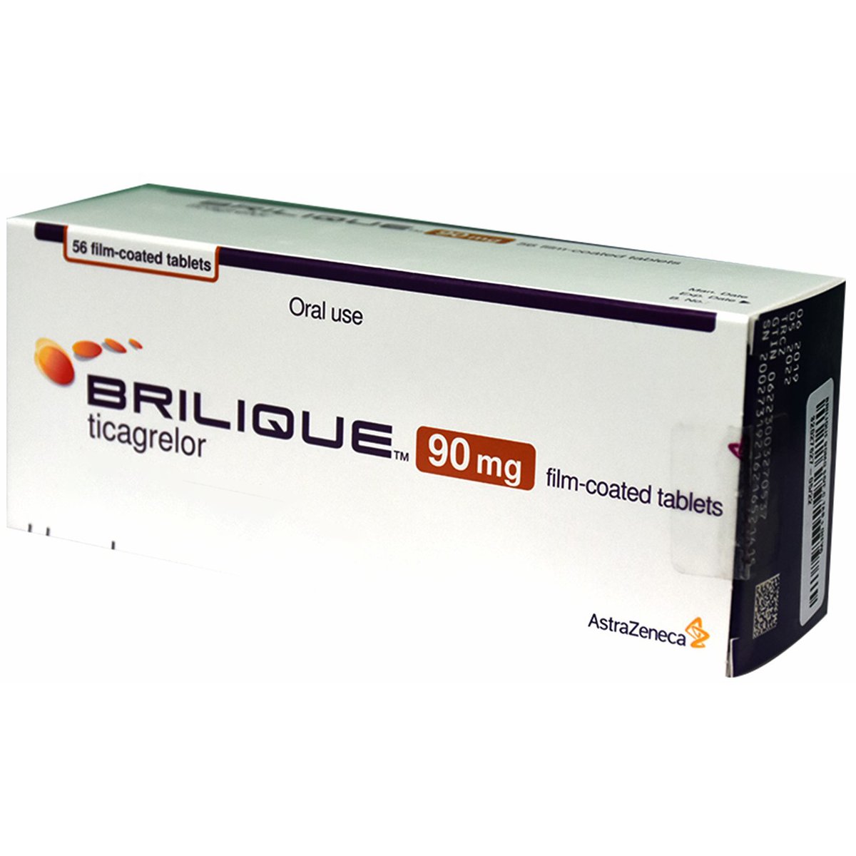 Brilique 90mg 56 Film Coated Tablets