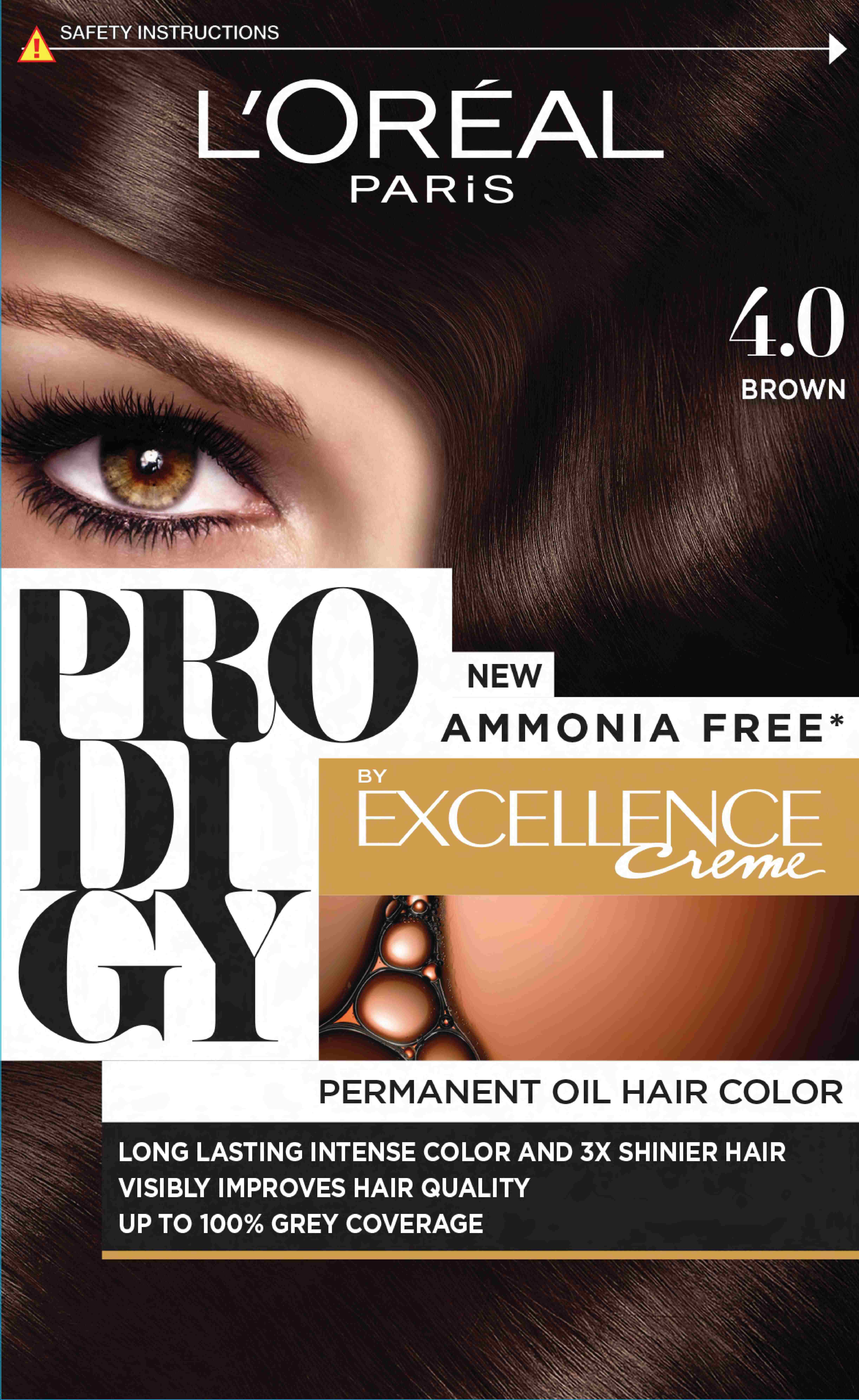 Loreal Prodigy Hair Color/4.0 Brown