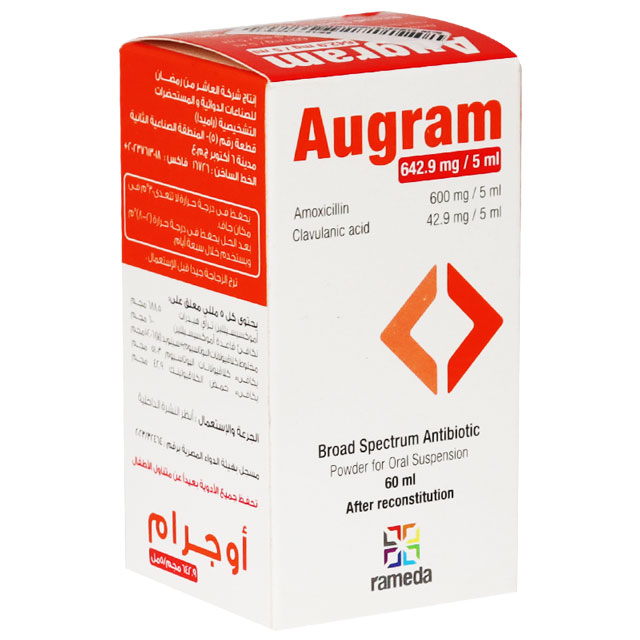 Augram 642.9mg/5ml Suspension 60ml