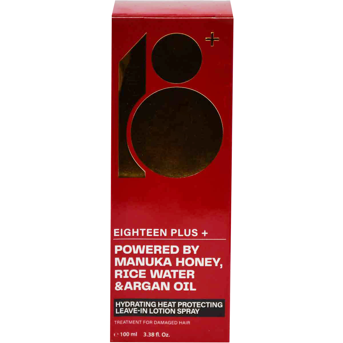 Eighteen Plus Hydrating Heat Protecting Leave in Spray 100ml