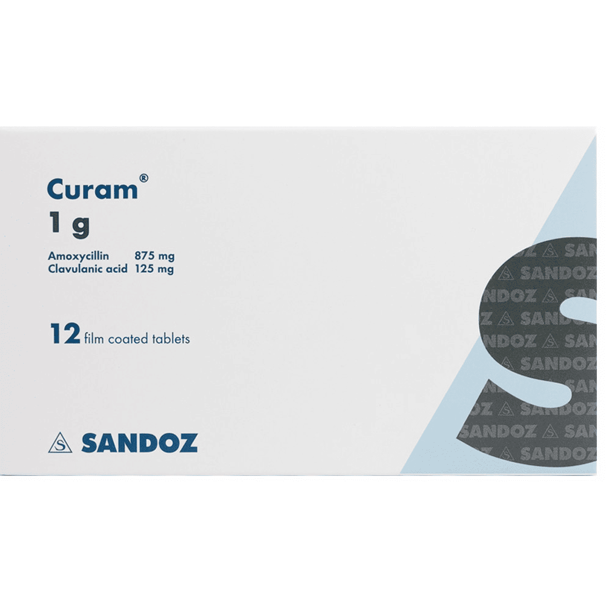 Curam 1gm 12 Film Coated Tablets