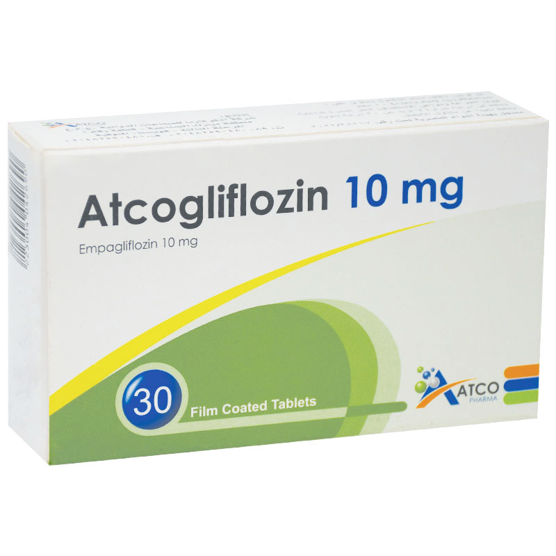 Atcogliflozin 10mg 30 Film Coated Tablet