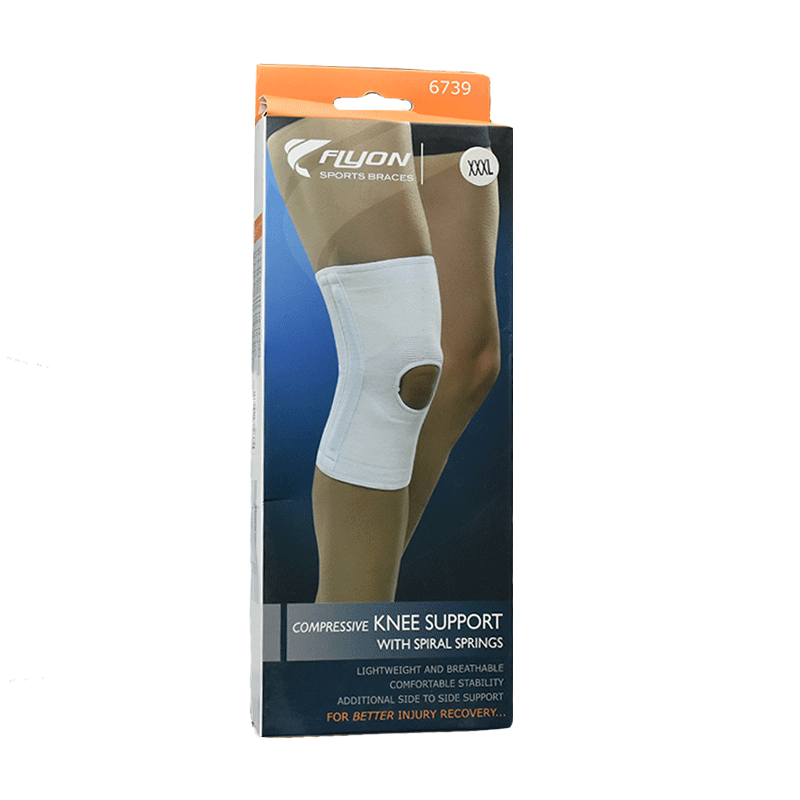 Flyon Compressive Knee Support with Springs (3X-Large) 6739