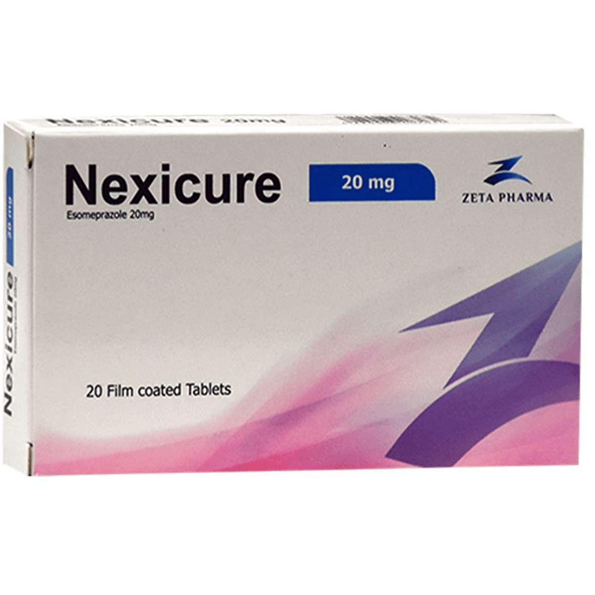 Nexicure 20mg 20 Film Coated Tablets