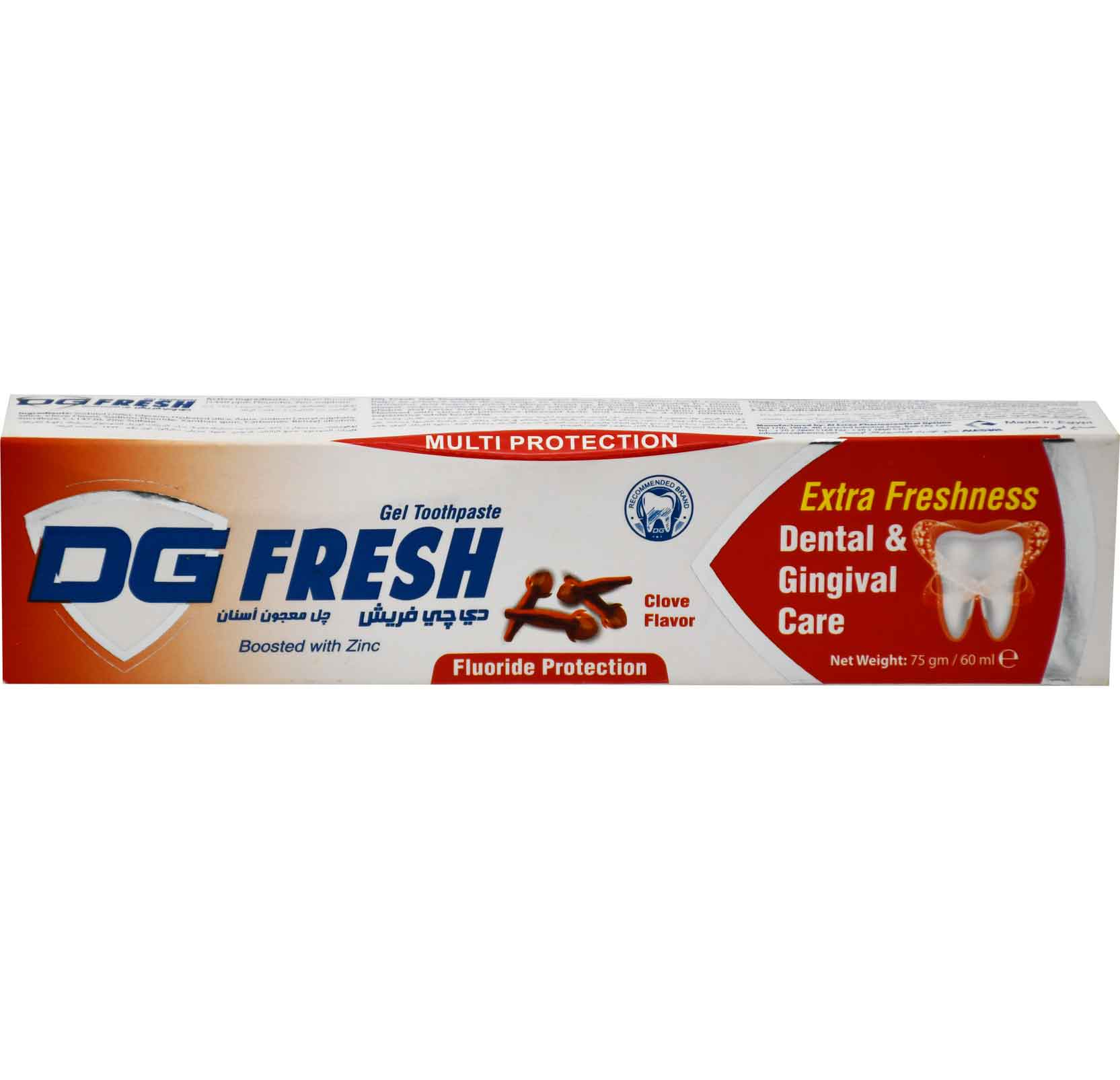 DG Fresh Clove Flavor Toothpaste Gel 60ml