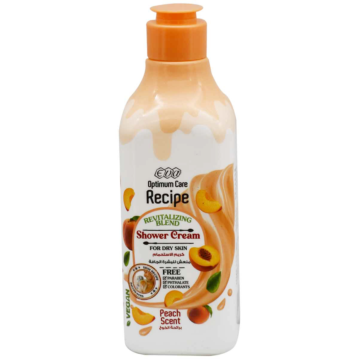 Eva Recipe Peach Scent Shower Cream 370 ml