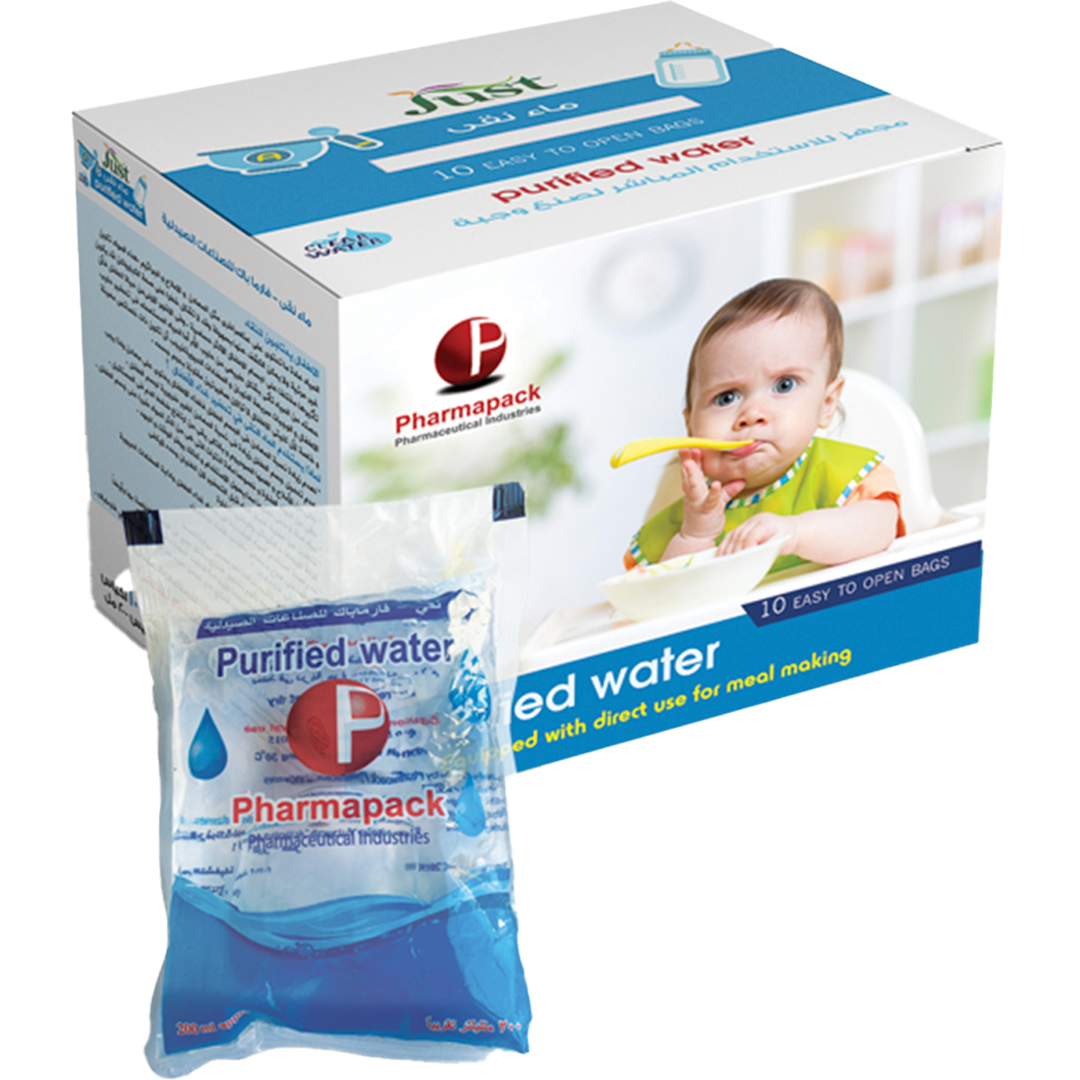 Pharmapack Purified Water for Milk 200ml