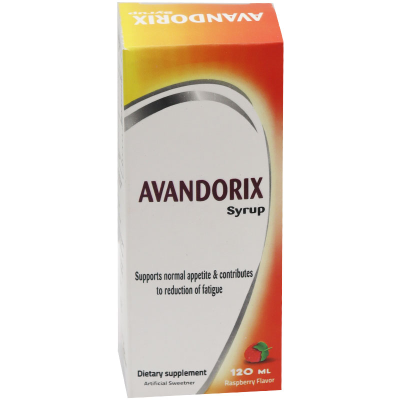Avandorix 120ml Raspberry Flavor Syrup