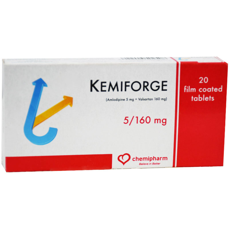 Kemiforge 5/160mg 20 Film Coated Tablet
