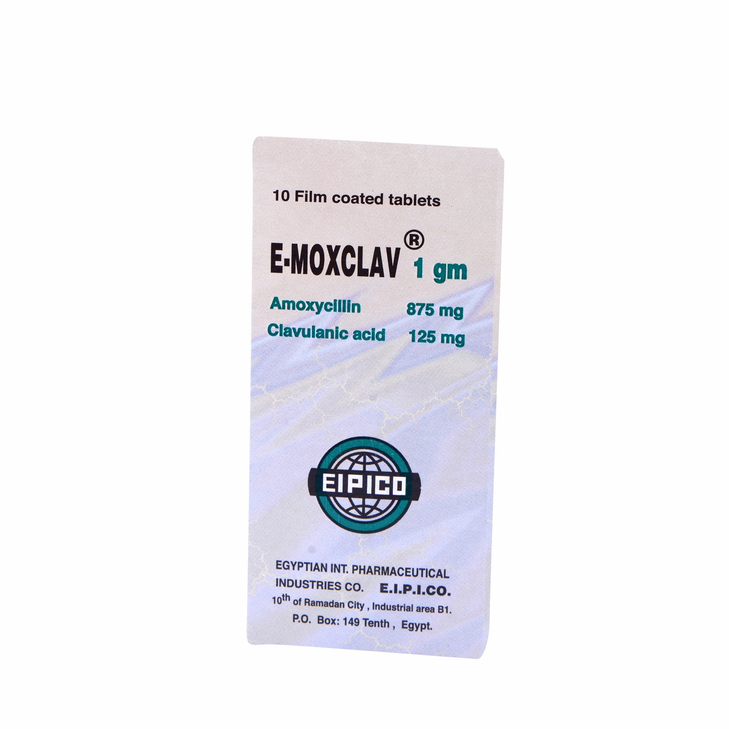 E Moxclav 1gm 10 Tablets