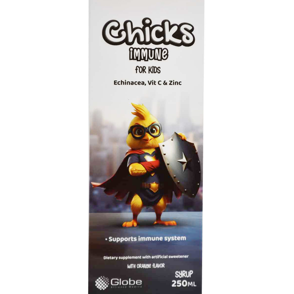 Chicks Immune For Kids Orange Syrup 250 ml