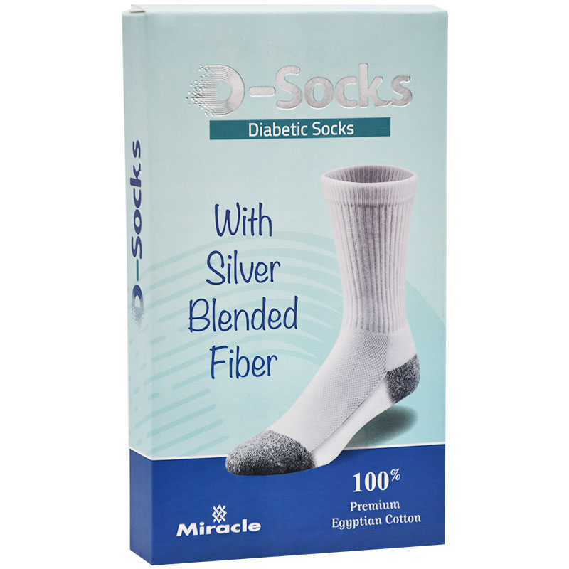 D-Socks Silver Diabetic Socks Navy Blue (42-44)