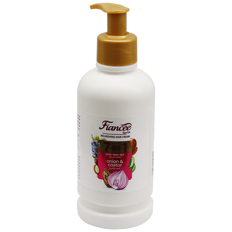 Fiancee Onion and Castor 7 in 1 Hair Cream 240ml