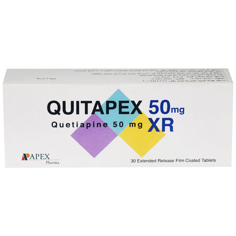 Quitapex 50mg XR 30 Tablets