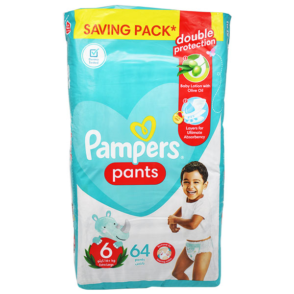 Pampers Pants(6)(16+K) Extra Large 64 pieces