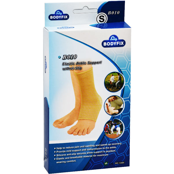 Bodyfix Elastic Ankle Support with Anti Slip (Small)/B010