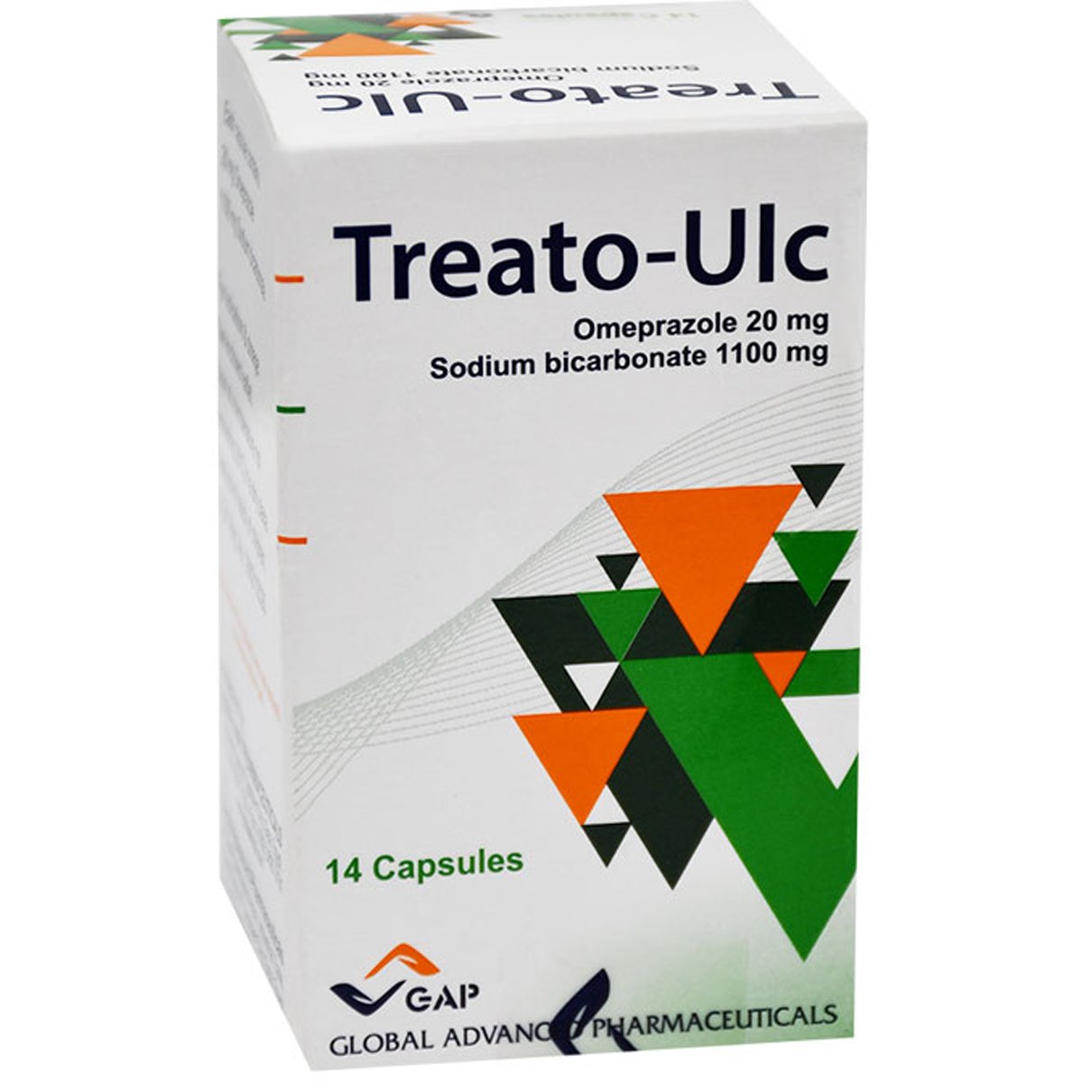 Treato Ulc (20mg + 1100mg) 14 Capsules