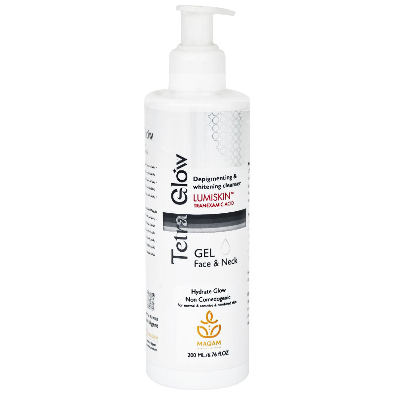Tetra Glow Face and Neck Whitening Cleanser Gel 200ml