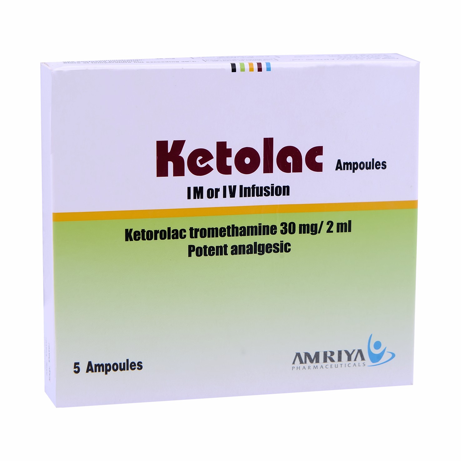 Ketolac 30mg/2ml 5 Ampoules