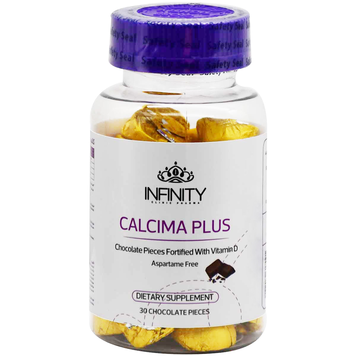 Infinity Calcima Plus 30 Chocolate Pieces
