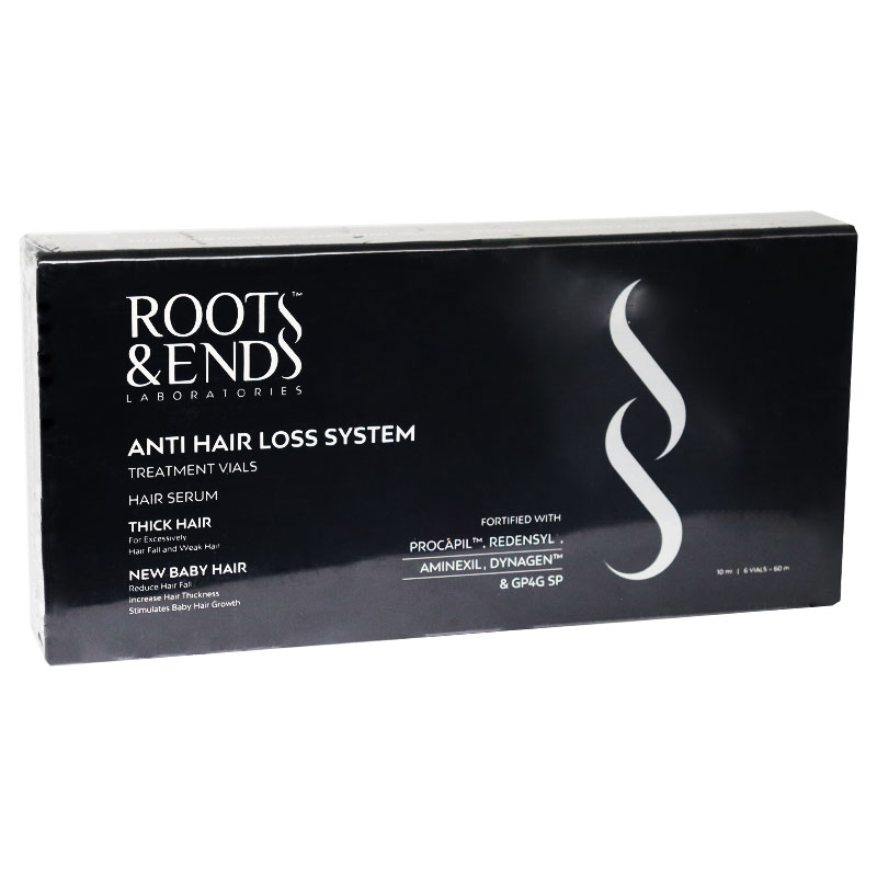 Roots and Ends Anti Hair Loss System Treatment Vials 6 x 10ml