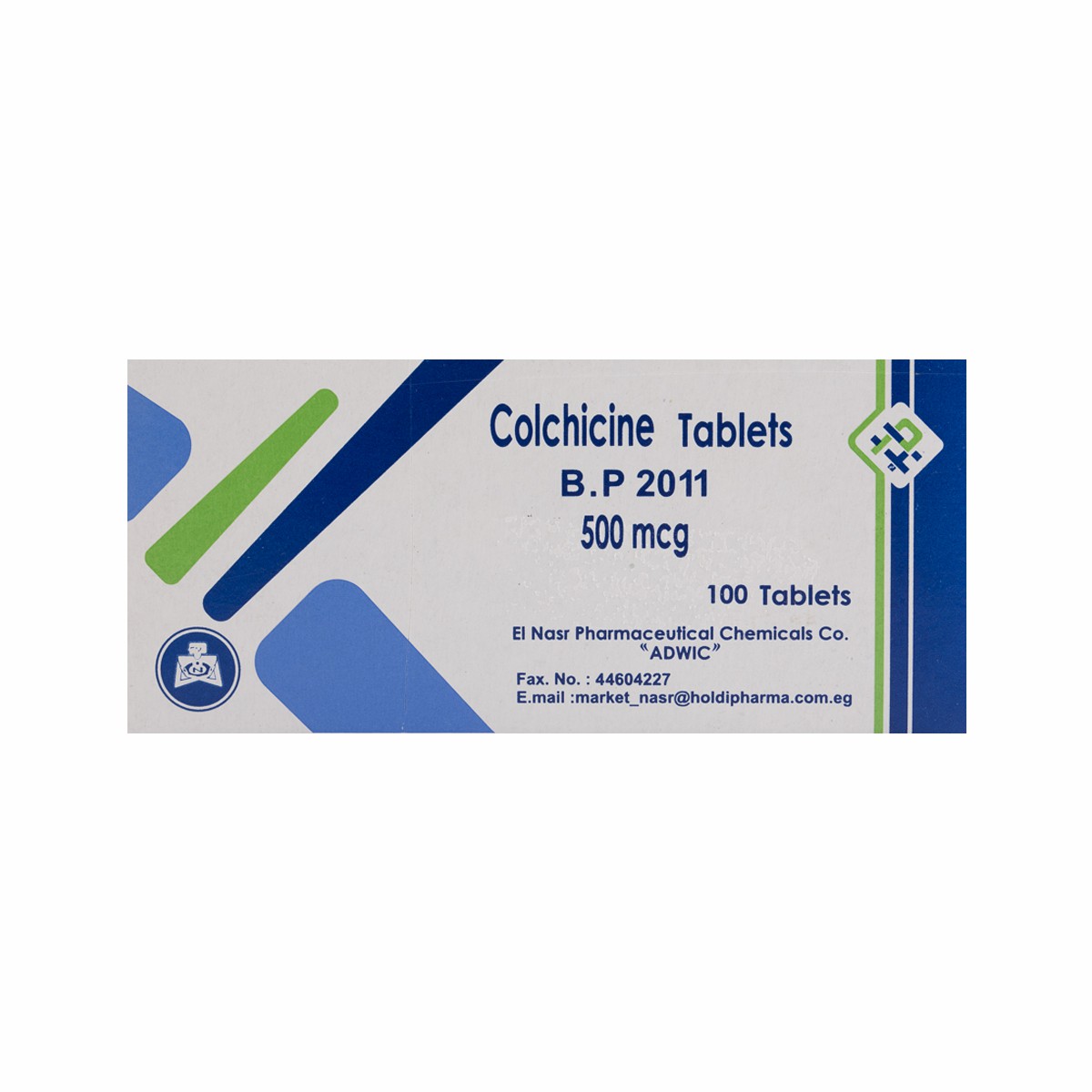 Colchicine 500mcg 100 Tablets