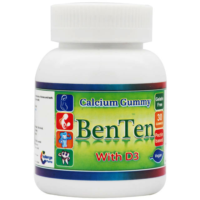Ben Ten Calcium + D3 30 Gummy