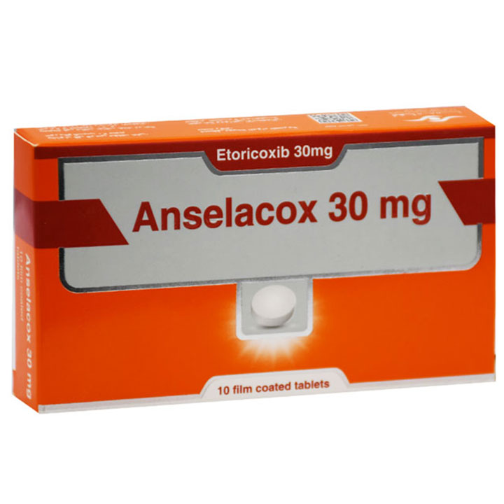 Anselacox 30mg 10 Film Coated Tablet