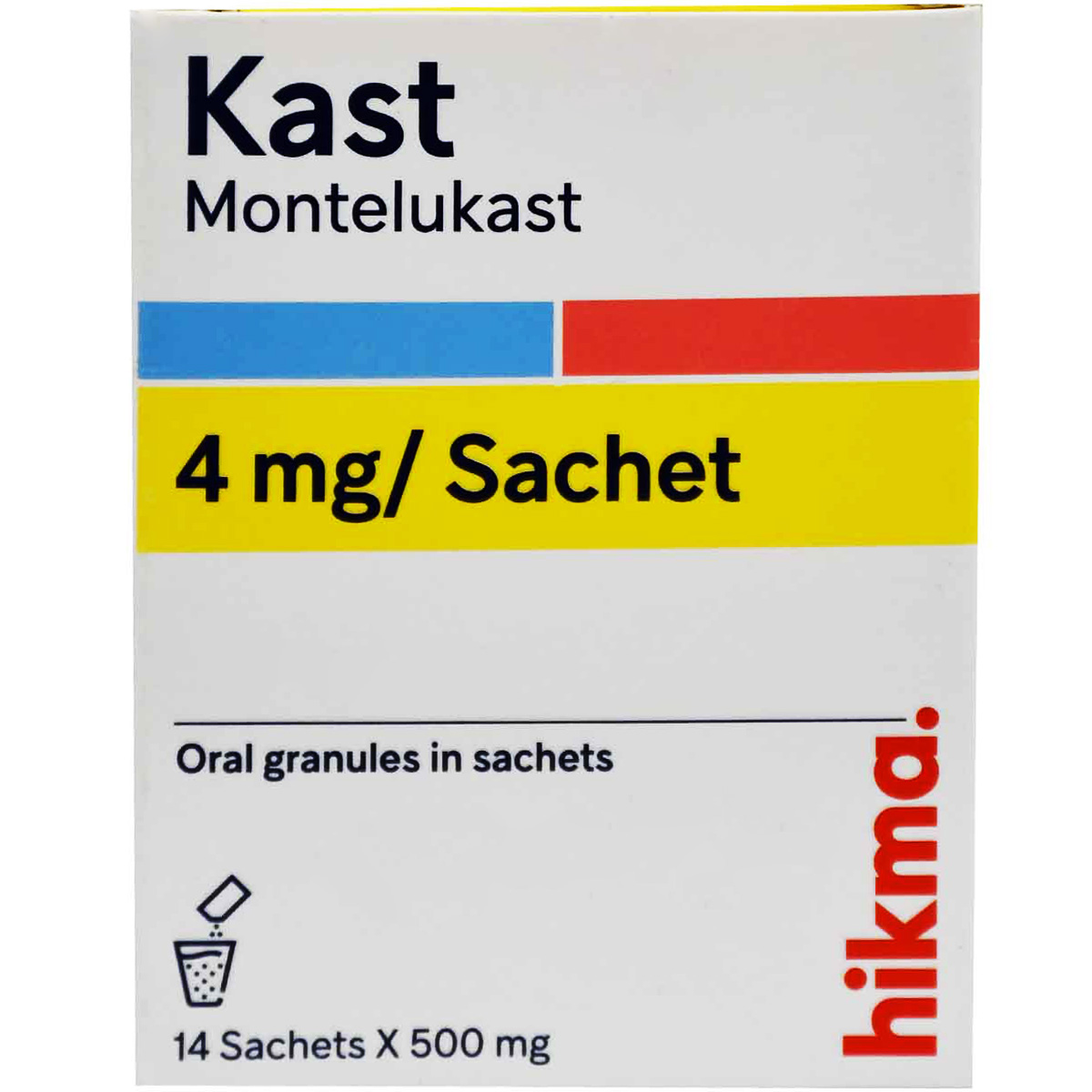 Kast 4 mg Granules 14 Sachets