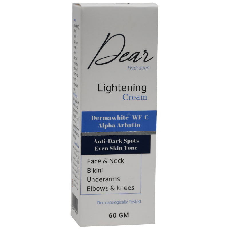 Dear Lightening Cream Anti Dark Spots For Face&Neck 60gm