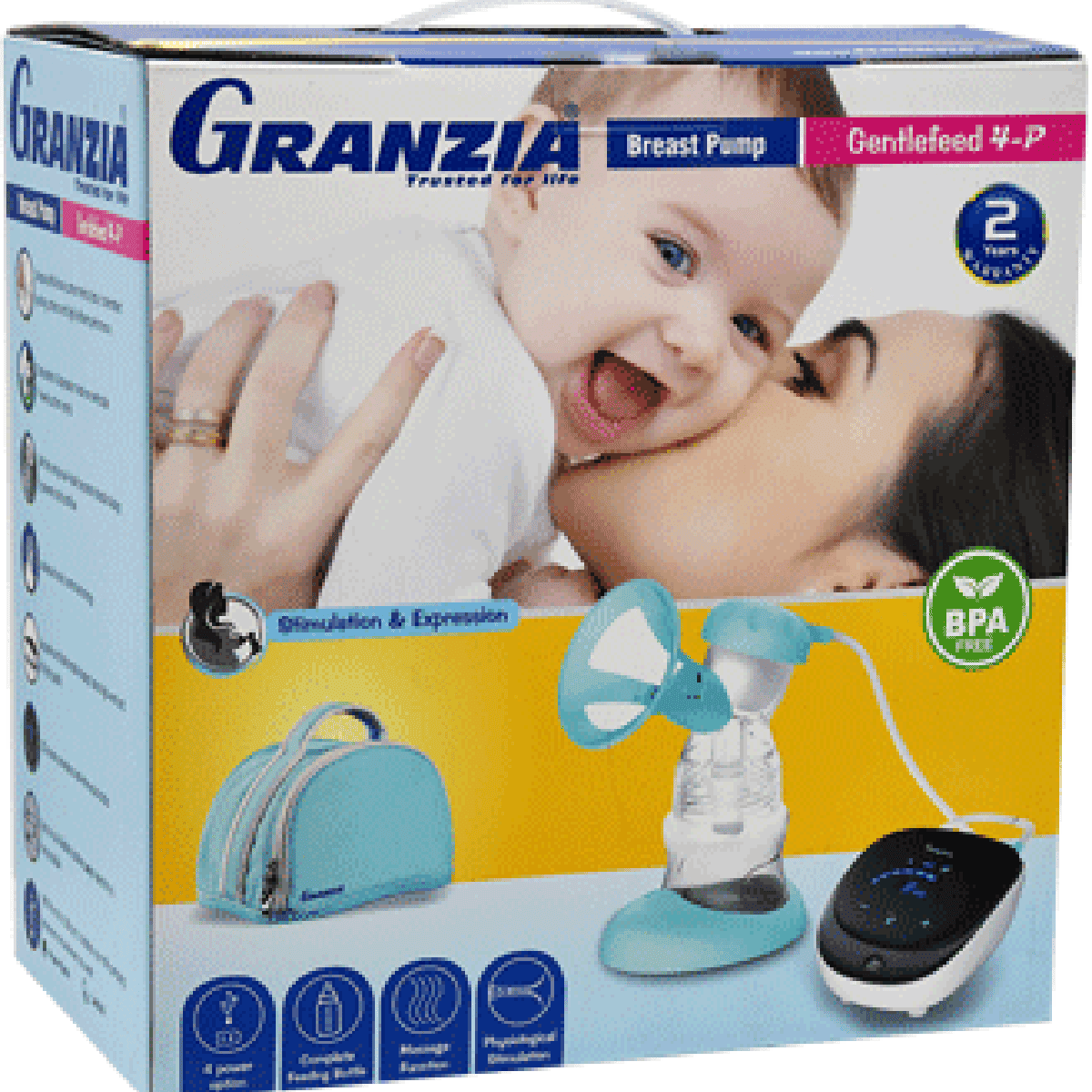 Granzia Electric Breast Pump+2 Pads Free Gift/Xn-2233ma/Xh (Offer Pack)