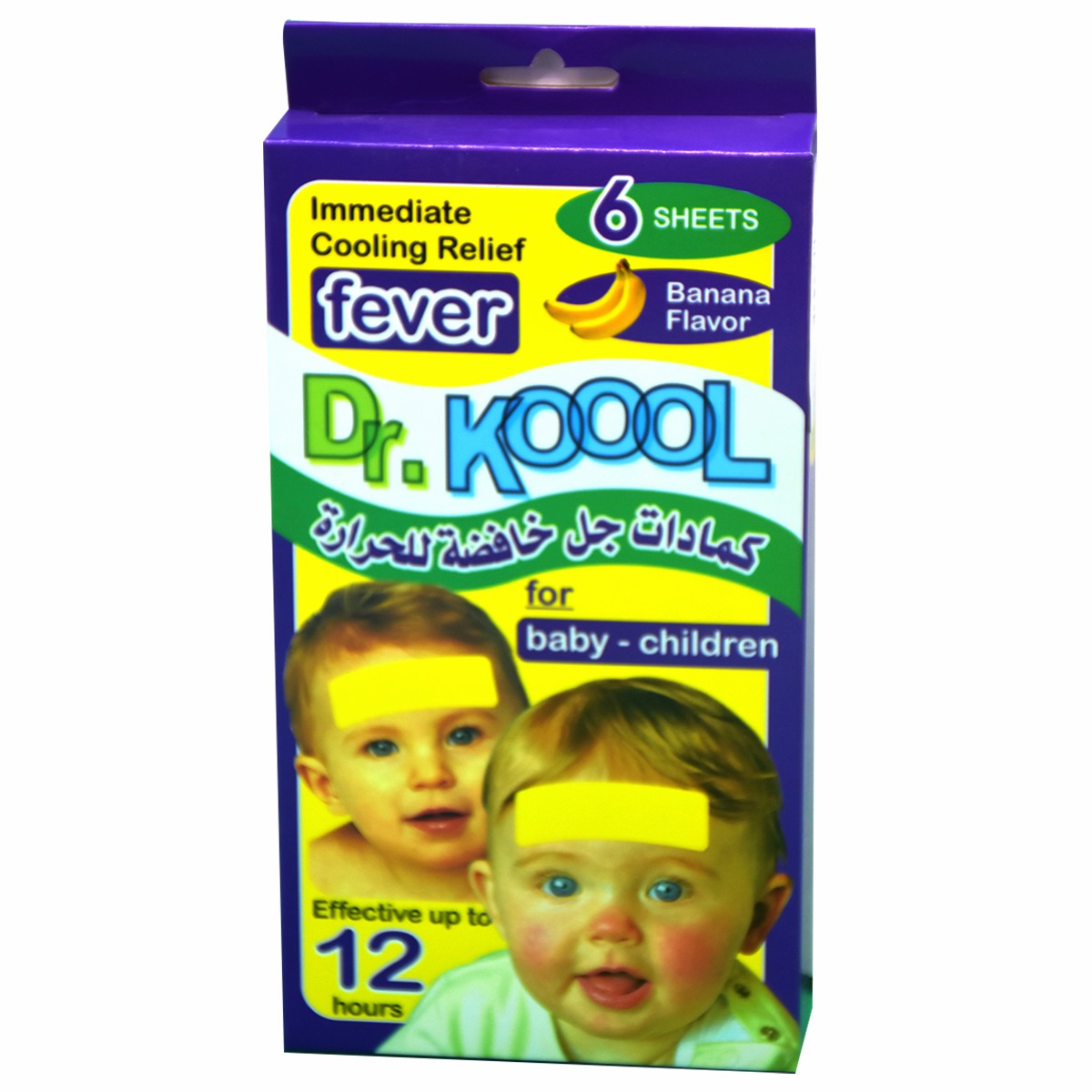 Cooling Gel Dr.Koool (Infant /Children) Banana 6Sheet