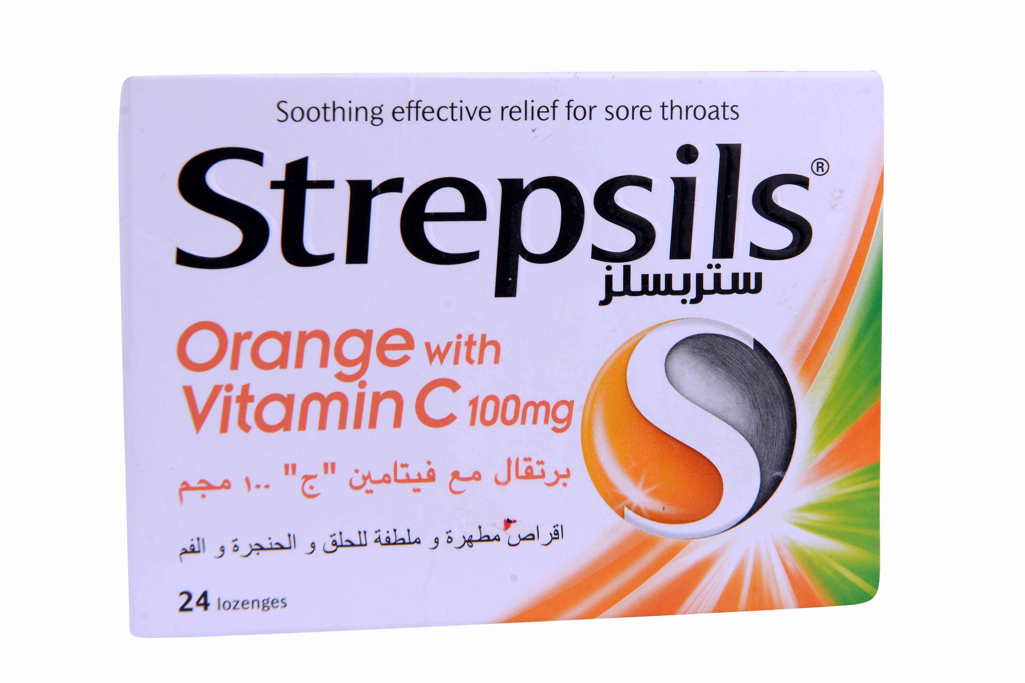 Strepsils Orange 24 Lozenges Tablets
