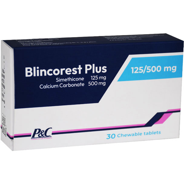 Blincorest Plus 125/500mg 30 Chewable Tablets