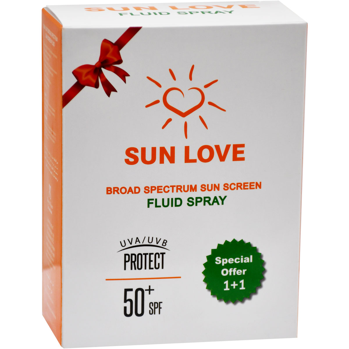 Sun Love Sun Screen SPF(50+) Fluid Spray 2X75ml (Offer Pack)