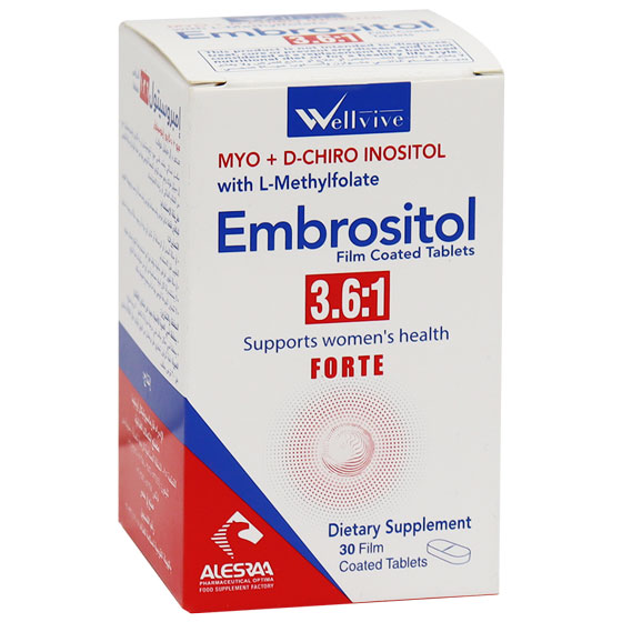Embrositol Forte (3.6:1) for Women 30 Film Coated Tablets