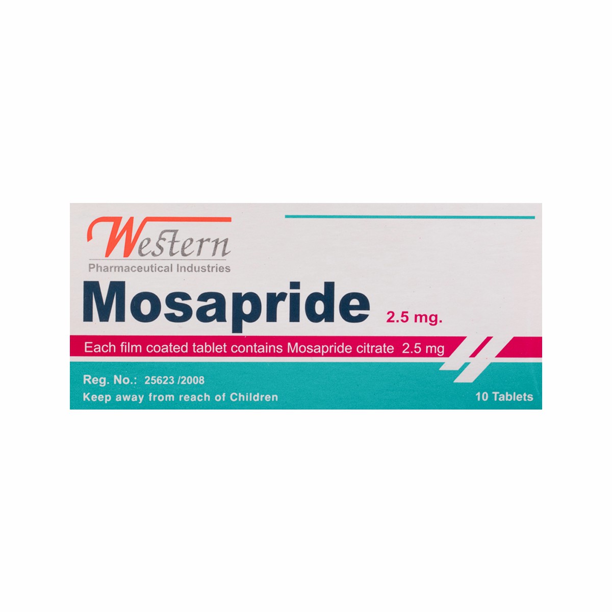 Mosapride 2.5mg 10 Tablets