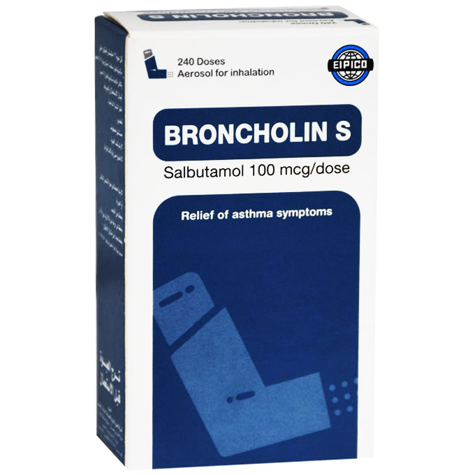 Broncholin S 100&micro; 240 Dose Inhaler