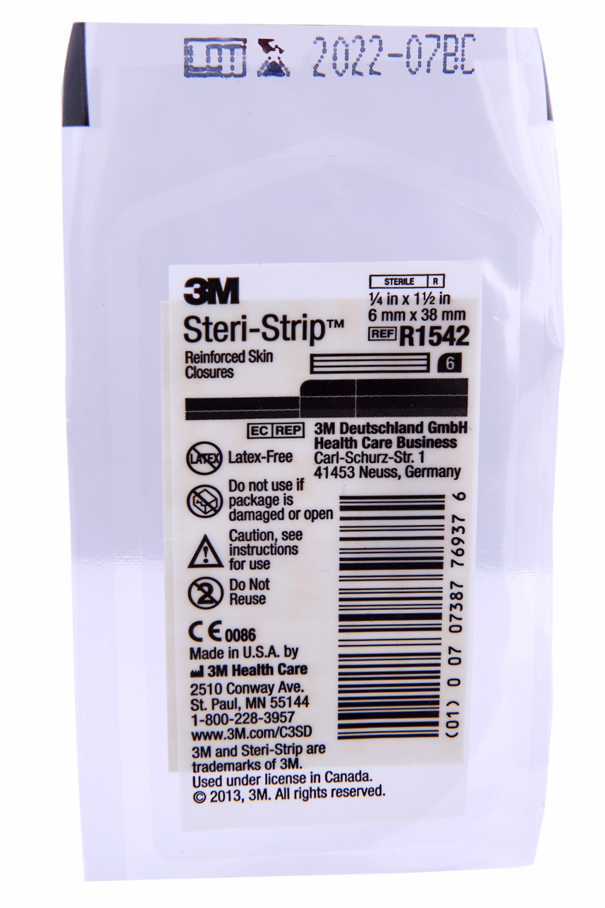 Steri Strip 6X38mm (R1542)